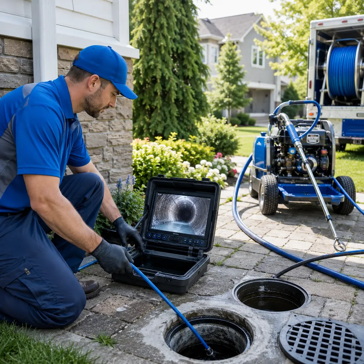 Outdoor drain cleaning professionals serving Cross Plains, IN